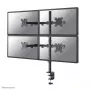 Neomounts FPMA-D550D4Melns Monitora statīvs 13-32 collām, Skava/caurums, 6 kg, 33 cm (13 collas), 81,3 cm (32 collas), 100 x 100 mm, Melns