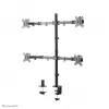 Neomounts FPMA-D550D4Melns Monitora statīvs 13-32 collām, Skava/caurums, 6 kg, 33 cm (13 collas), 81,3 cm (32 collas), 100 x 100 mm, Melns