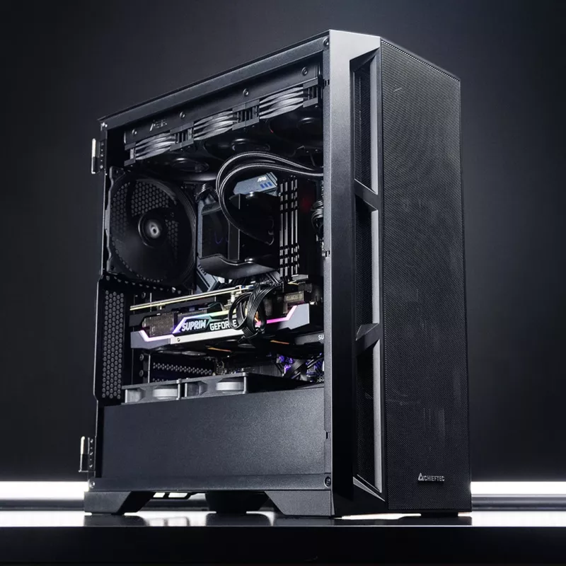 Chieftec APEX AIR GA-01B-M-OP ATX Midi Tower melns