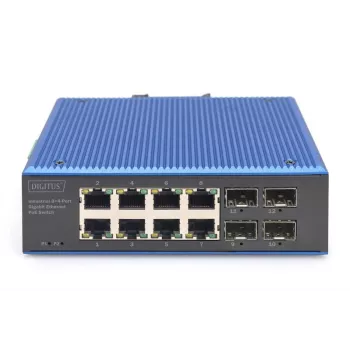 Nevadāms slēdzis DIGITUS DN-651153 8 portu Gigabit Ethernet PoE