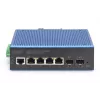 DIGITUS Industrial 4+2-Port L2 pārvaldīts Gigabit Ethernet slēdzis 4xGE RJ45 + 2 SFP ports