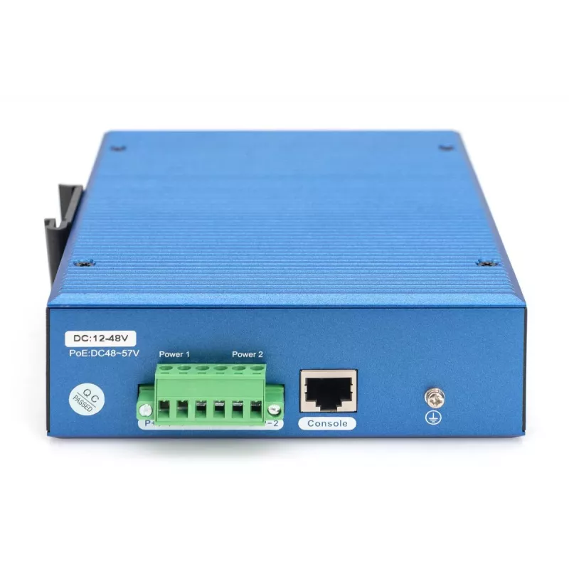 DIGITUS Industrial 8+4SFP+Port L2 managed Gigabit Ethernet POE Switch 8x GE RJ45 +4 SFP+ Port PoE
