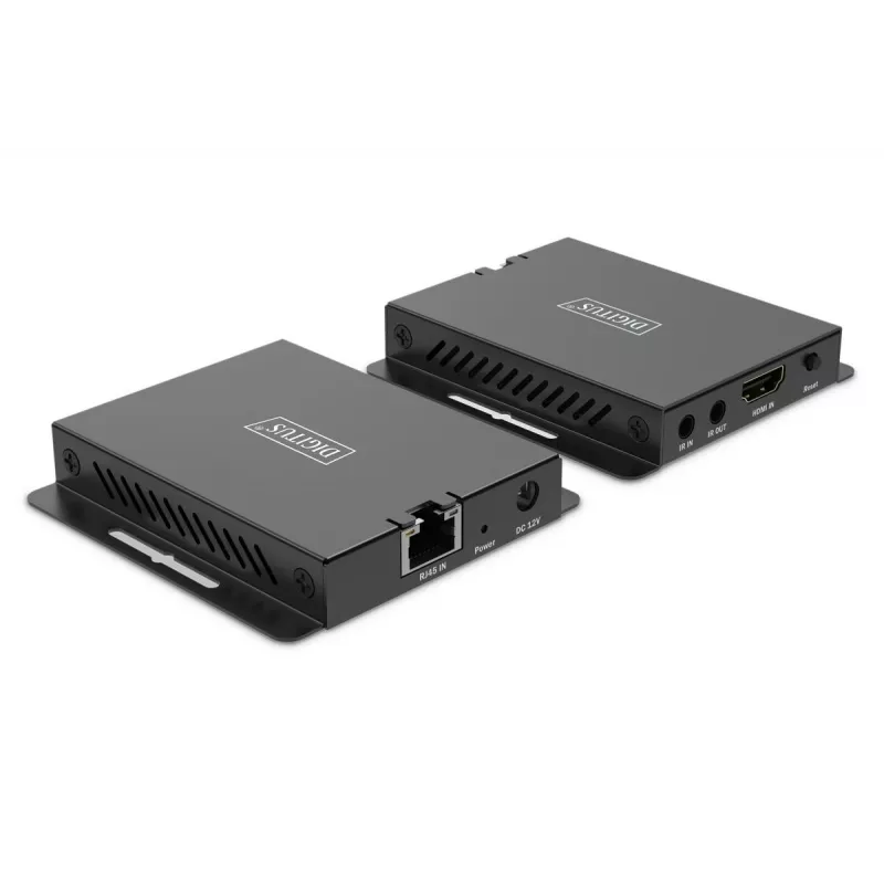 AV raidītājs un uztvērējs Digitus HDMI pagarinātāja komplekts 4K/120Hz 40 m