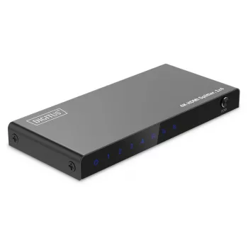DIGITUS 1x4 HDMI sadalītājs. 4K/60Hz HDCP 2.3. EDID vadība
