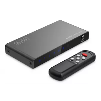 DIGITUS 3x1 HDMI slēdzis. 8K/60Hz (4:4:4). HDR. HDCP 2.3