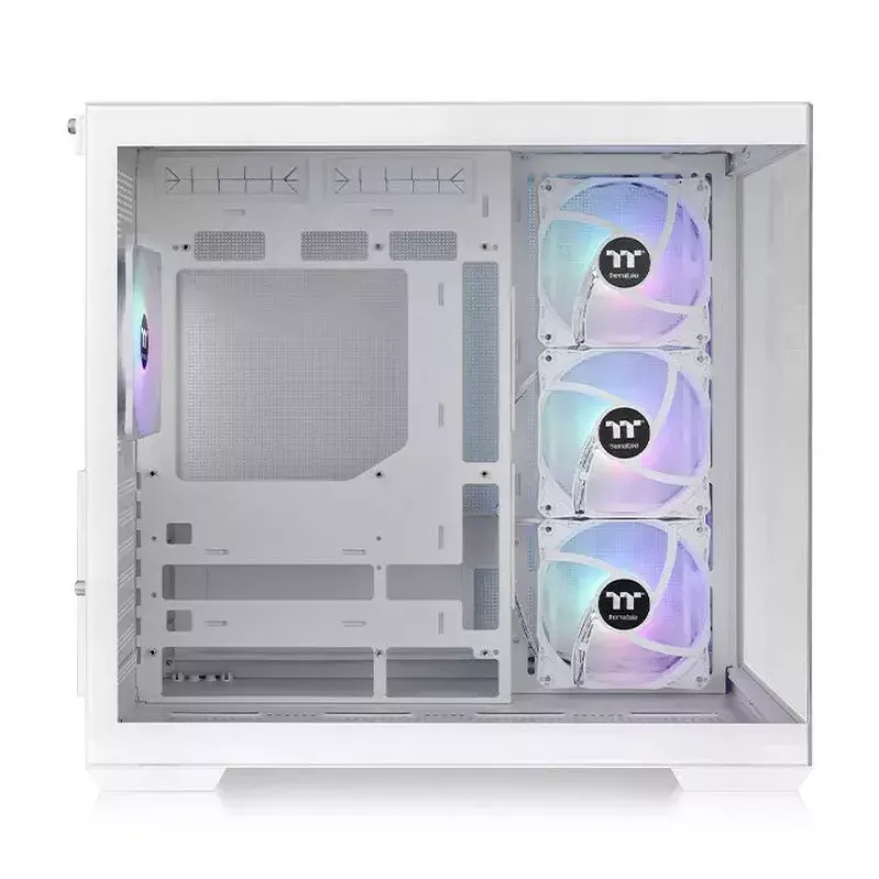 PC korpuss Thermaltake View 380 TG ARGB Snow Midi Tower balts