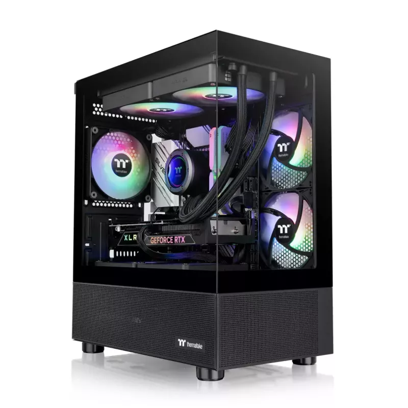 PC Case Thermaltake View 170 TG ARGB Micro Tower Melns