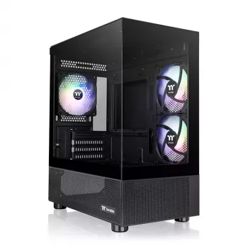 PC Case Thermaltake View 170 TG ARGB Micro Tower Melns