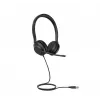 Yealink UH35 Dual Teams USB-A austiņas, vadu, Birojs/Zvanu centrs, 20 - 20000 Hz, 139,5 g, Austiņas, Melns