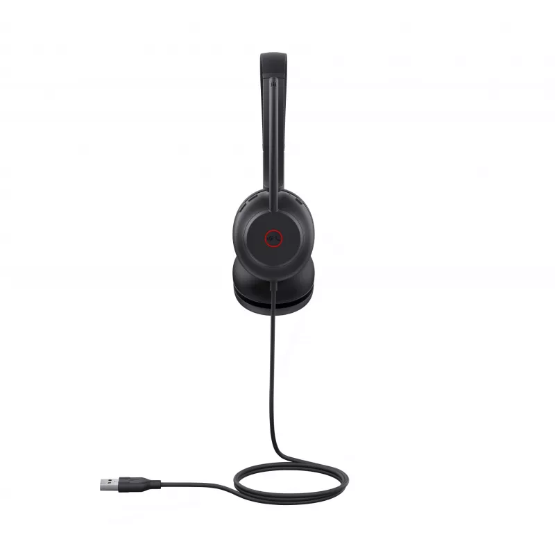 Yealink UH35 Dual Teams USB-A austiņas, vadu, Birojs/Zvanu centrs, 20 - 20000 Hz, 139,5 g, Austiņas, Melns