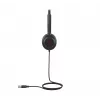 Austiņas Yealink UH35 Mono UC USB-A vadu biroja zvanu centram 20-20000 Hz