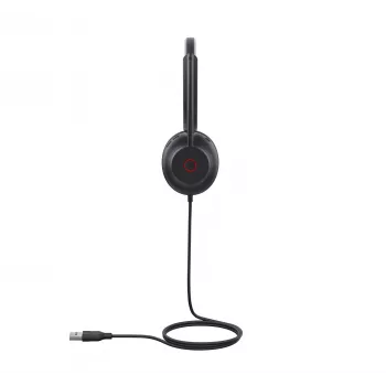 Austiņas Yealink UH35 Mono UC USB-A vadu biroja zvanu centram 20-20000 Hz