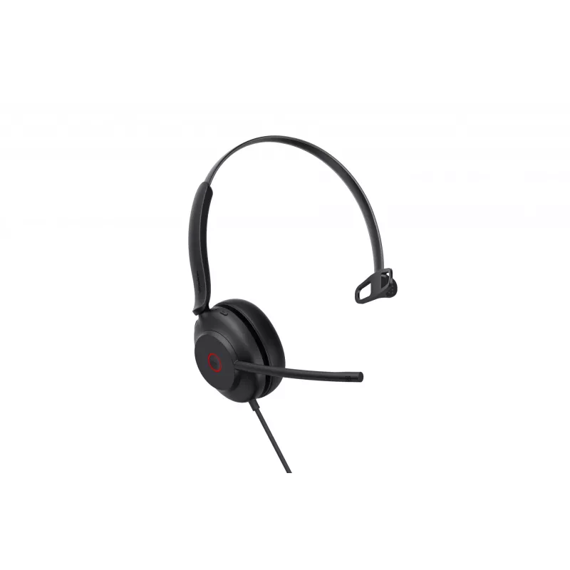 Austiņas Yealink UH35 Mono UC USB-A vadu biroja zvanu centram 20-20000 Hz