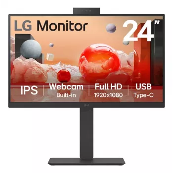 LG 24BA850-B datora monitors 60.5 cm (23.8 collas) 1920 x 1080 pikseļi Full HD melns