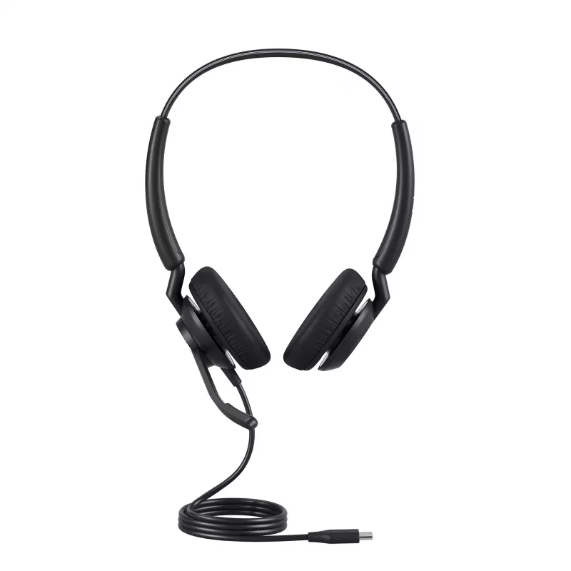 Jabra Engage 40 - USB-C UC Stereo, vadu, birojam/zvanu centram, 63 g, austiņas, melna