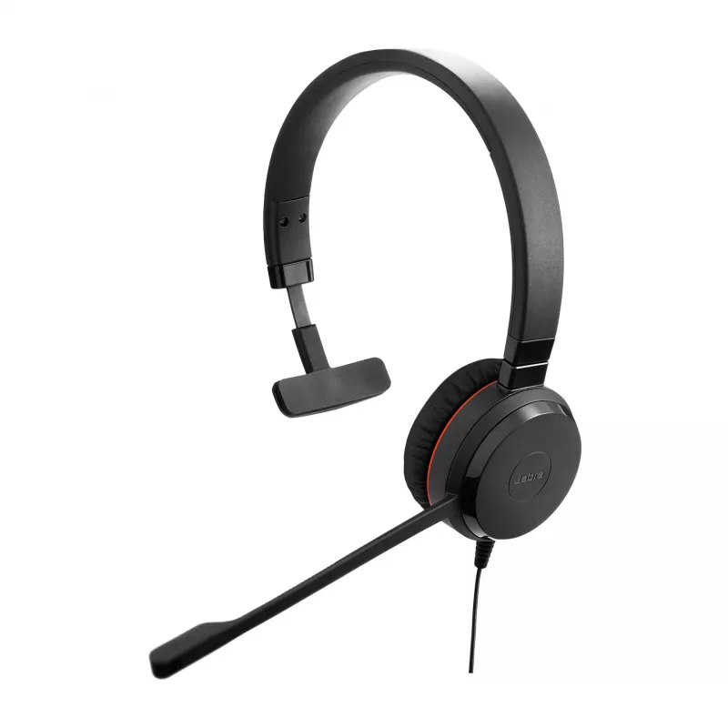Jabra Evolve 20SE UC Mono, vadu, biroja/zvanu centra, 150–7000 Hz, 142 g, austiņas, melnas
