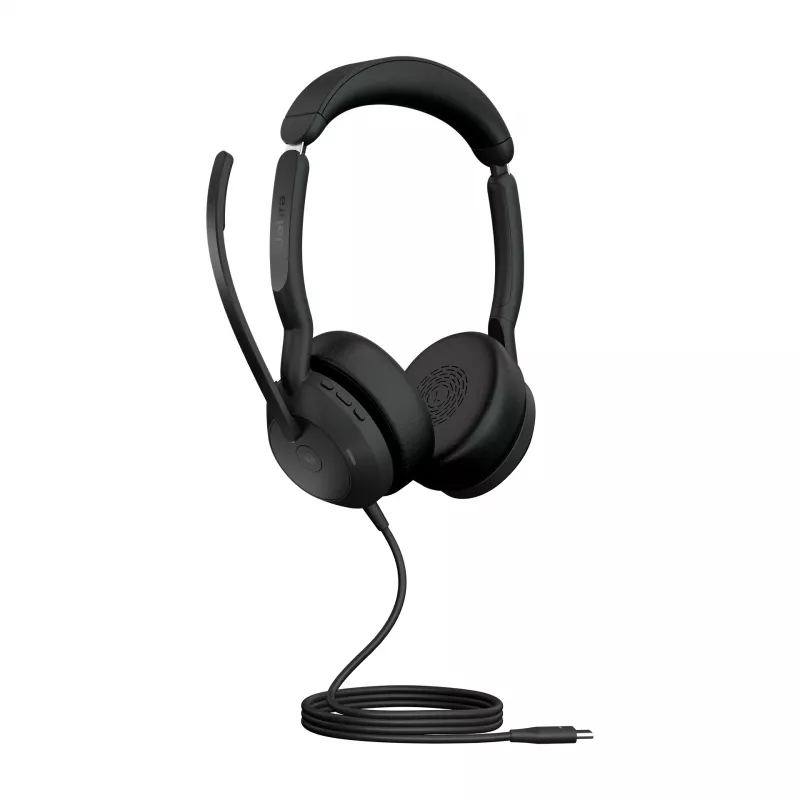 Jabra Evolve2 50 - USB-C MS Stereo, vadu, 20 - 20000 Hz, birojs/zvanu centrs, 127 g, austiņas, melna