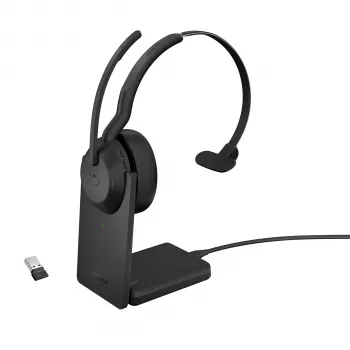 Austiņas Jabra Evolve2 55 - Link380a MS Mono (iekļauts statīvs)
