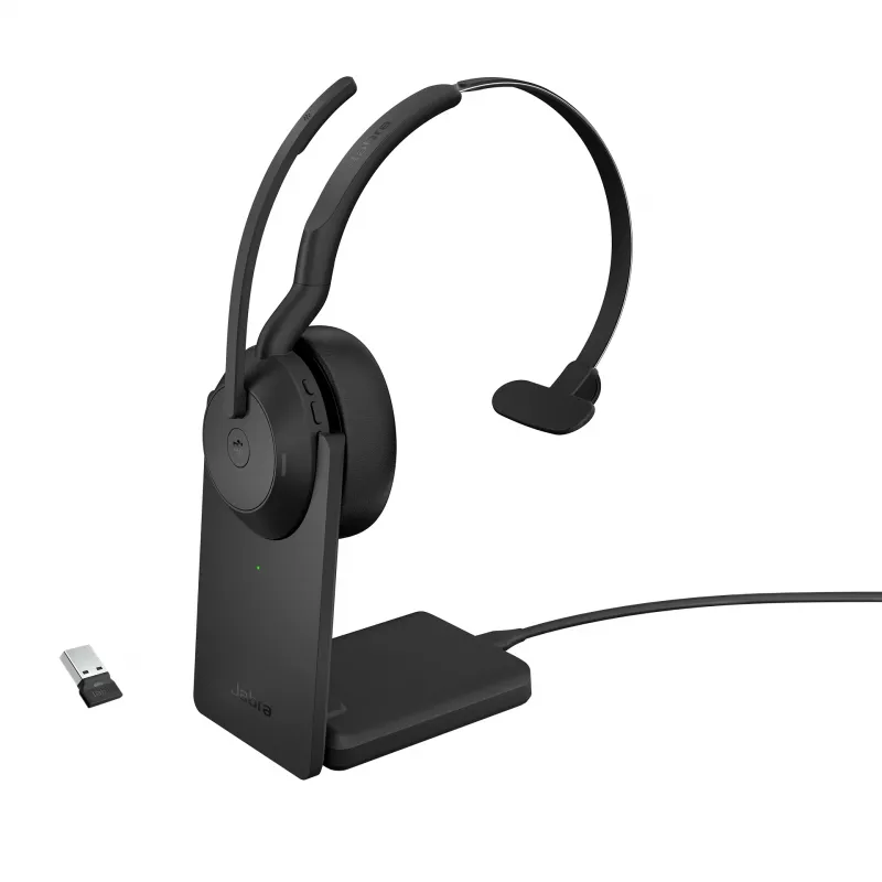 Austiņas Jabra Evolve2 55 - Link380a MS Mono (iekļauts statīvs)