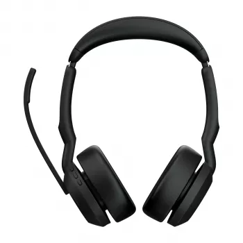 Jabra Evolve2 55 - Link380c UC Stereo, bezvadu, biroja/zvanu centrs, 20 - 20000 Hz, 130 g, austiņas, melna