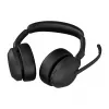 Jabra Evolve2 55 - Link380c UC Stereo, bezvadu, biroja/zvanu centrs, 20 - 20000 Hz, 130 g, austiņas, melna