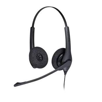 Jabra BIZ 1500 Duo USB, vadu, 20 - 6800 Hz, biroja/zvanu centra, 116 g, austiņas, melns