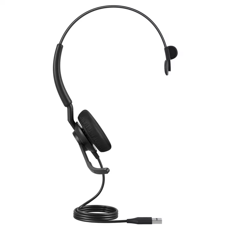 Jabra Engage 50 II - USB-A UC Mono, vadu, biroja/zvanu centrs, 45 g, austiņas, melna