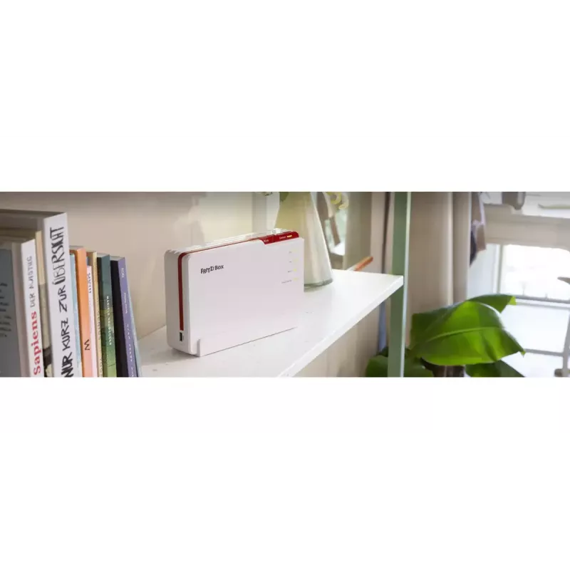 FRITZ!Box 5690 Pro bezvadu maršrutētājs Gigabit Ethernet Trīsjoslu (2.4 GHz / 5 GHz / 5 GHz) Balts