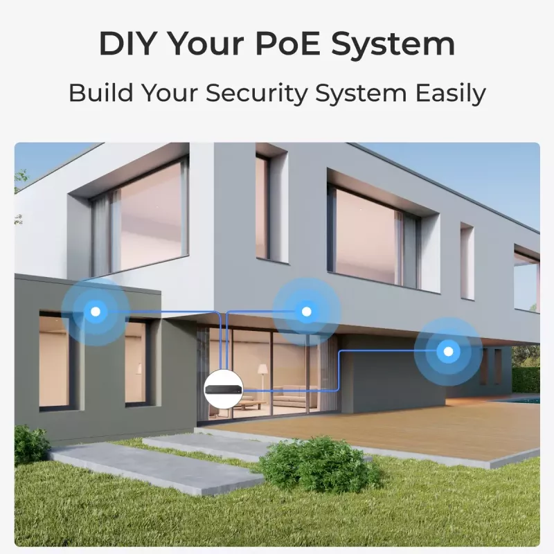 IP drošības kamera Reolink P434 4K, kupolveida, 8 MP, 3840×2160, PoE/DC, 2.8–8 mm, IR nakts 30 m, microSD līdz 256 GB