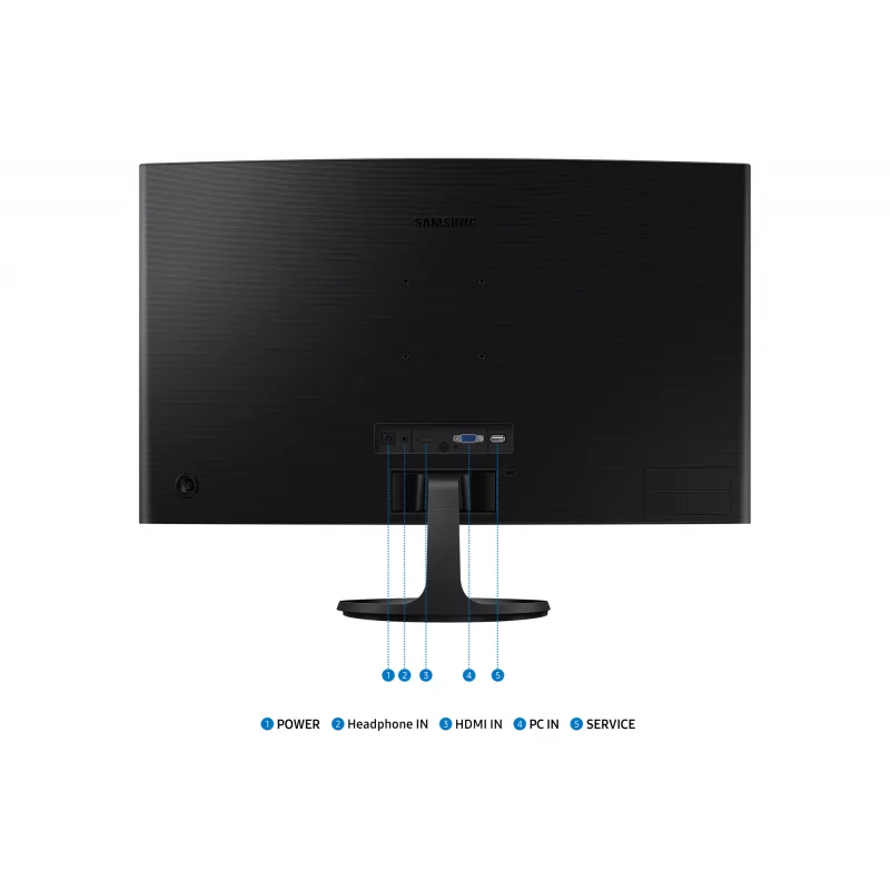 Samsung S36GD datora monitors 68,6 cm (27 collas) 1920 x 1080 pikseļi Full HD LCD Melns