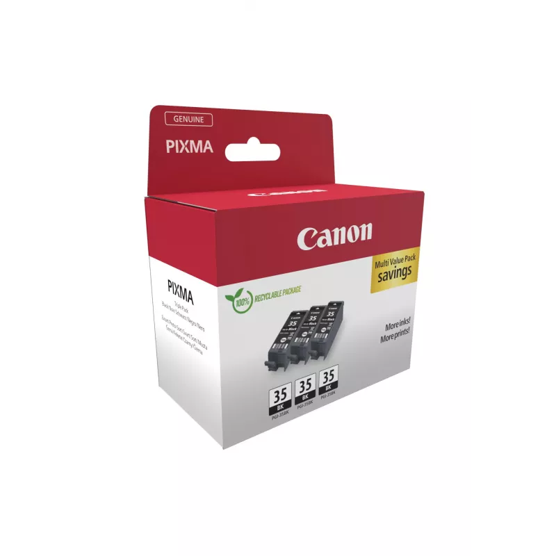 Canon 1509B028 tintes kasetne 3 gab. oriģināla melna