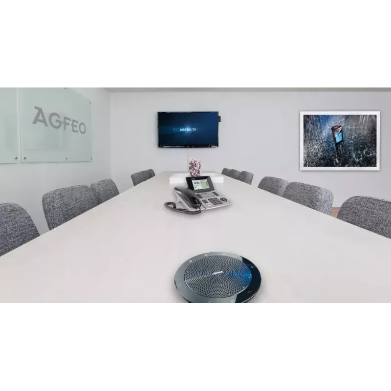 IP tālrunis AGFEO ST 56 sudraba krāsā LCD