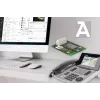 IP tālrunis AGFEO ST 56 sudraba krāsā LCD