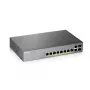 Zyxel GS1350-12HP-EU0101F tīkla komutators pārvaldāms L2 Gigabit Ethernet (10/100/1000) Power over Ethernet (PoE) pelēks