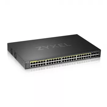 Zyxel GS2220-50HP-EU0101F tīkla komutators Pārvaldāms L2 Gigabit Ethernet (10/100/1000) Power over Ethernet (PoE) Melns