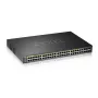 Zyxel GS2220-50HP-EU0101F tīkla komutators Pārvaldāms L2 Gigabit Ethernet (10/100/1000) Power over Ethernet (PoE) Melns