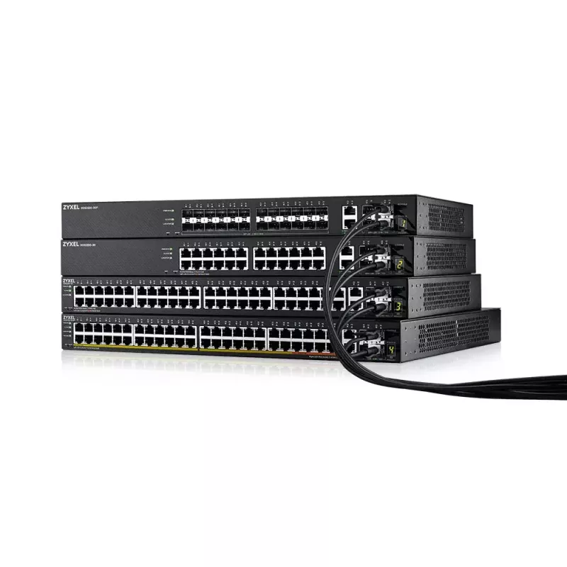 Zyxel XGS2220-30 pārvaldāms L3 Gigabit Ethernet (10/100/1000) melns