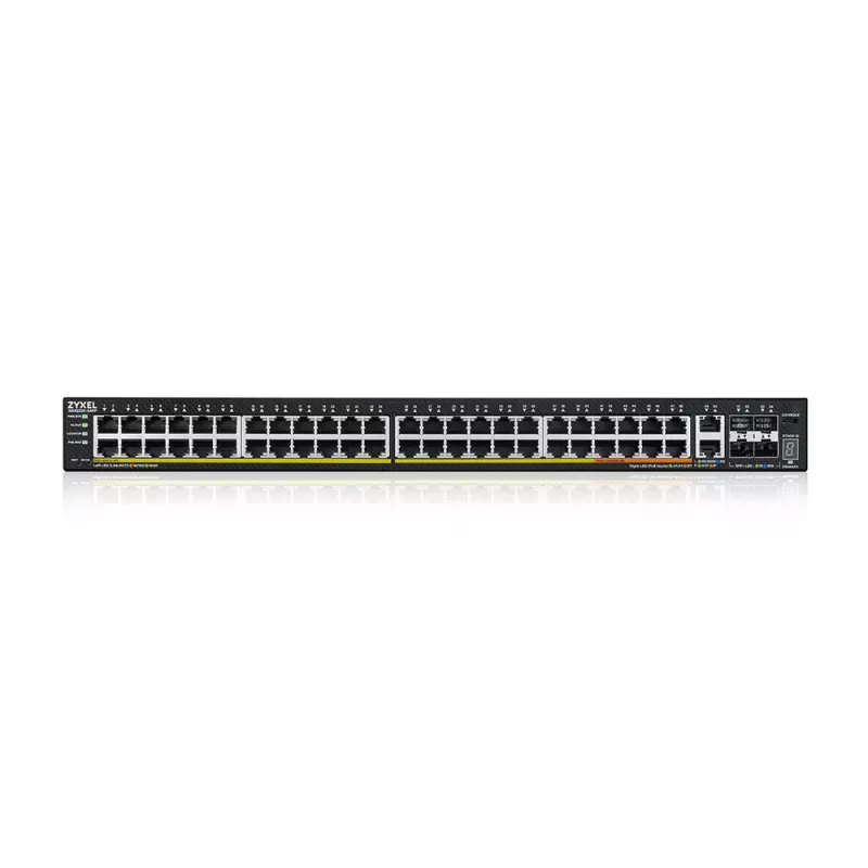 Zyxel XGS2220-54FP pārvaldāms L3 Gigabit Ethernet (10/100/1000) barošana caur Ethernet (PoE)