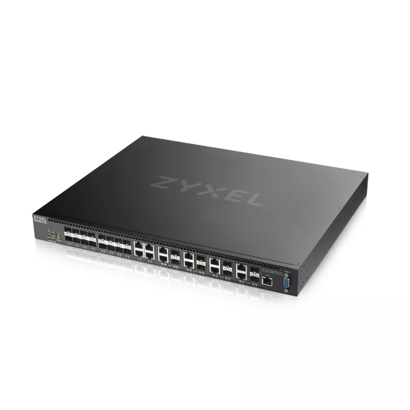 Zyxel XS3800-28 pārvaldāms L2+ 10G Ethernet (100/1000/10000) melns