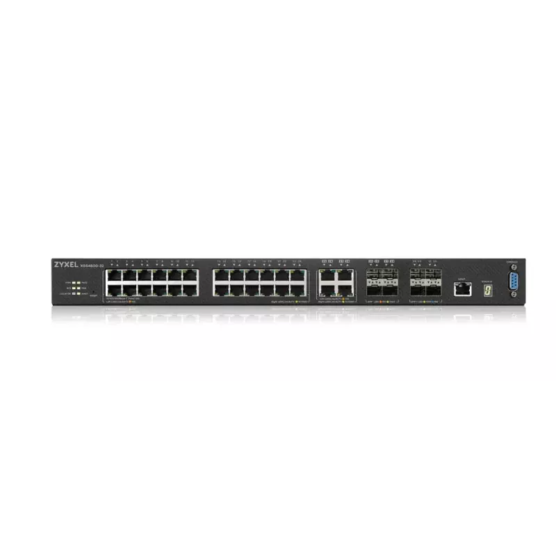 Zyxel XGS4600-32 pārvaldāms L3 Gigabit Ethernet (10/100/1000) melns