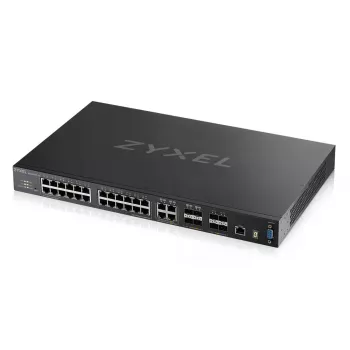Zyxel XGS4600-32 pārvaldāms L3 Gigabit Ethernet (10/100/1000) melns