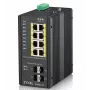 Zyxel RGS200-12P pārvaldāms L2 Gigabit Ethernet (10/100/1000) Power over Ethernet (PoE) melns