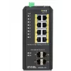 Zyxel RGS200-12P pārvaldāms L2 Gigabit Ethernet (10/100/1000) Power over Ethernet (PoE) melns