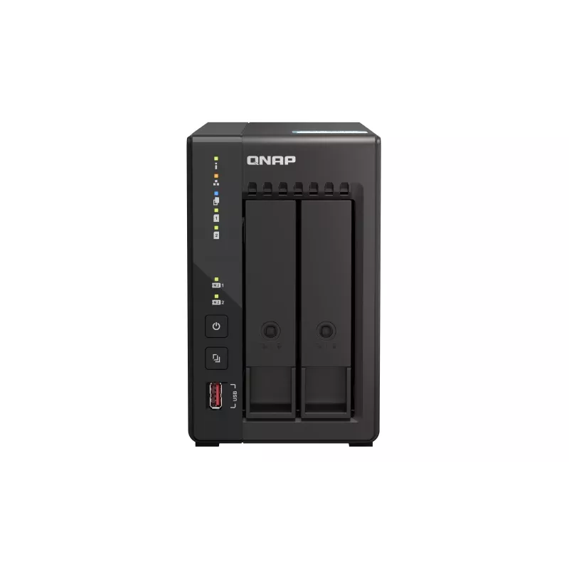 QNAP TS-253E NAS Tornis Intel® Celeron® J6412 8 GB 0 TB QNAP QTS Melns