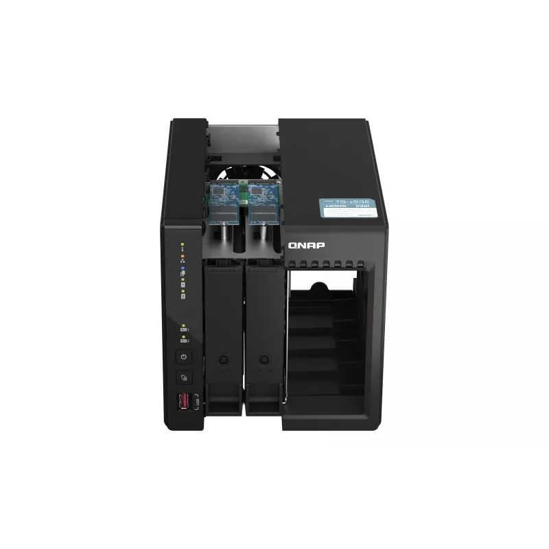 QNAP TS-253E NAS Tornis Intel® Celeron® J6412 8 GB 0 TB QNAP QTS Melns