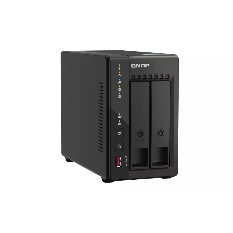 QNAP TS-253E NAS Tornis Intel® Celeron® J6412 8 GB 0 TB QNAP QTS Melns