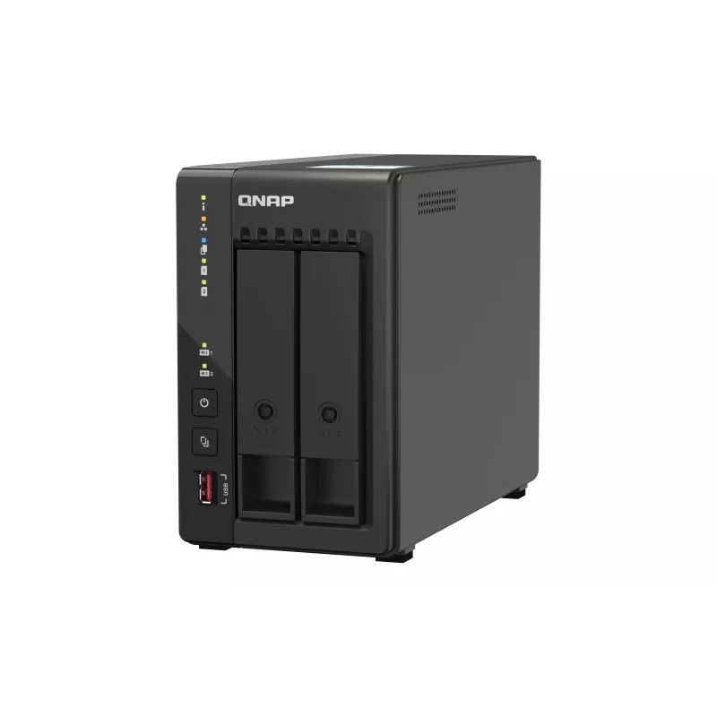QNAP TS-253E NAS Tornis Intel® Celeron® J6412 8 GB 0 TB QNAP QTS Melns