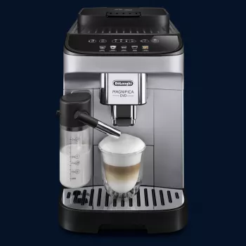 Espresso automāts De’Longhi Magnifica ECAM 290.61.SB — pilnībā automātisks, 1,8 l ūdens tvertne, skārienvadība, 1450 W, sudraba