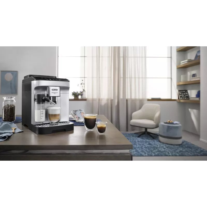 Espresso automāts De’Longhi Magnifica ECAM 290.61.SB — pilnībā automātisks, 1,8 l ūdens tvertne, skārienvadība, 1450 W, sudraba