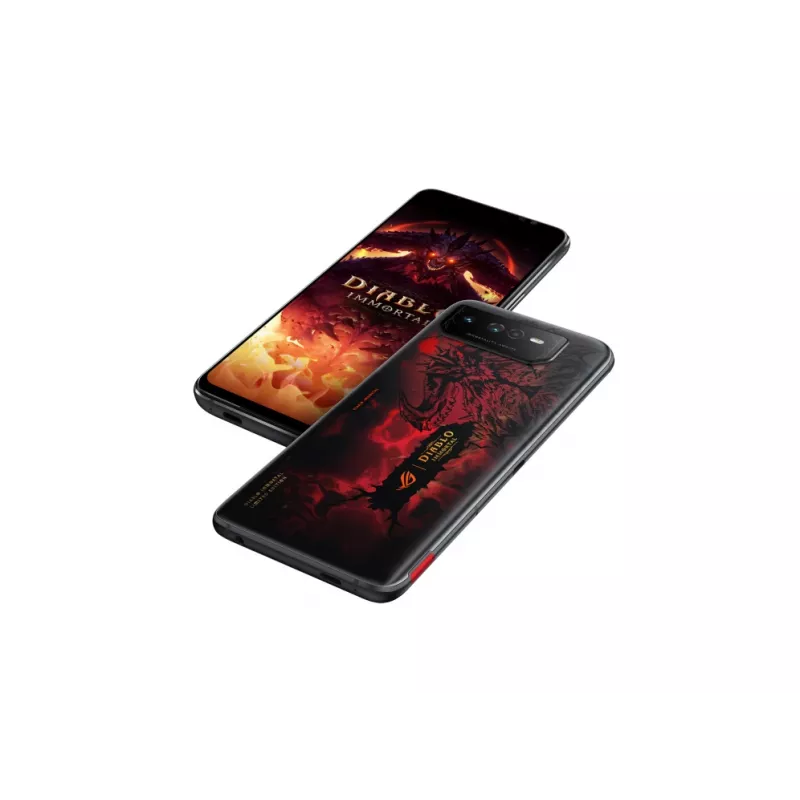 ASUS ROG Phone 6 Diablo Immortal Edition 17.2 cm (6.78 collas) Divu SIM kartiņu Android 12 5G USB Type-C 16 GB 512 GB 6000 mAh Melns, Sarkans